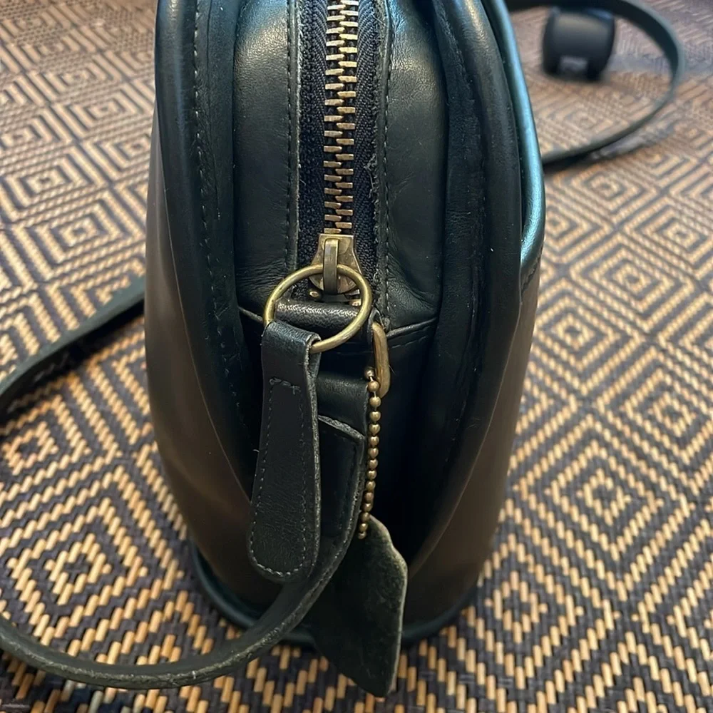 Vintage Coach Oliver bag 9902 FOREST GREEN with brass